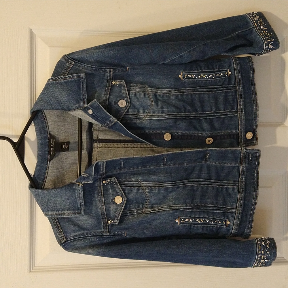 White House Black Market jean jacket